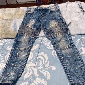 Boys stretchy fashion jeans